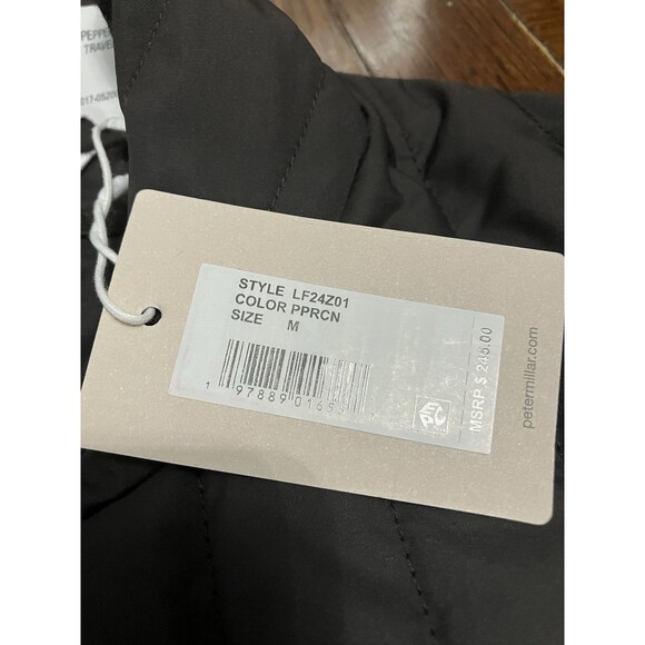 Peter Millar Womens Scout Quilted Travel Vest Medium Brown Sleeveless NWT - Picture 2 of 4